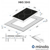 Поверхня склокерамічна Domino Minola MHS 3045 KBL - № 