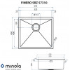 Мийка кухонна нержавіюча сталь Minola FINERO SRZ 57310 - № 