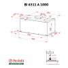 Витяжка повновбудована Perfelli BI 6511 A 1000 I - № 