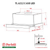 Витяжка телескопічна Perfelli TL 6212 C BL 650 LED - № 