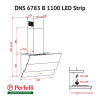 Витяжка декоративна похила Perfelli DNS 6783 B 1100 BL LED Strip - № 