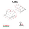 Витяжка телескопічна Perfelli TL 5111 W - № 