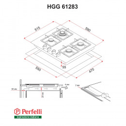 Perfelli HGG 61283 WH