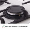 Поверхня газова Domino на склі Perfelli HGG 31427 WH - № 