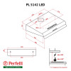 Витяжка плоска Perfelli PL 5142 I LED - № 