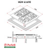 Поверхня газова на металі Perfelli HGM 61690 BL - № 