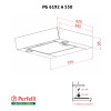 Витяжка вбудована Perfelli PG 6192 A 550 W LED GLASS - № 