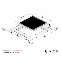Perfelli design HVC 6210 BL