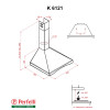 Витяжка купольна Perfelli K 6121 IV Wood - № 