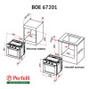 Духовка Perfelli BOE 67201 IV - № 