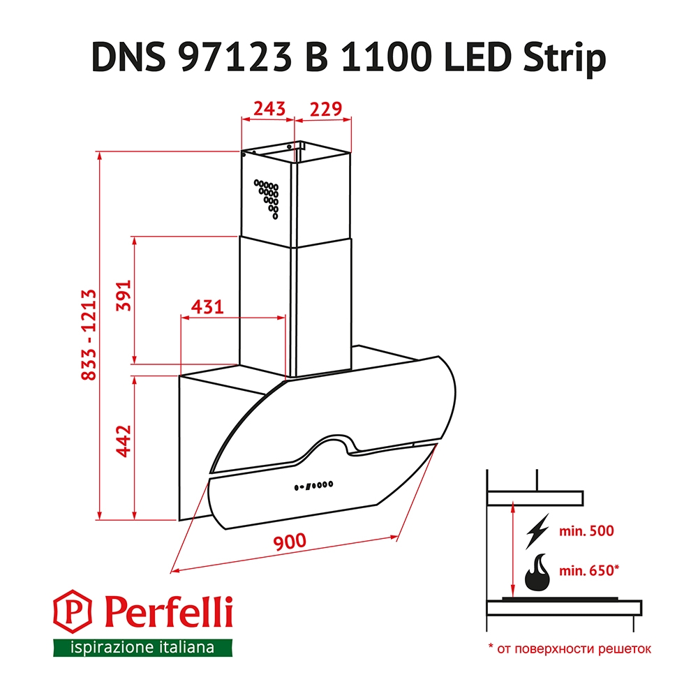 Perfelli DNS 97123 B 1100 BL LED Strip