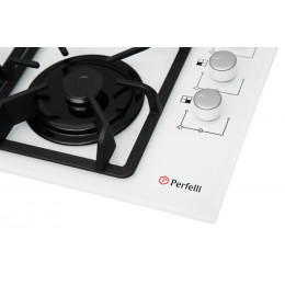 Поверхня газова на склі PERFELLI HGG 61124 WH