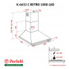 Витяжка купольна Perfelli K 6632 C BL RETRO 1000 LED - № 