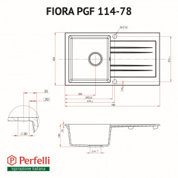Perfelli FIORA PGF 114-78 LIGHT BEIGE