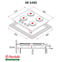 Perfelli HE 6480 BL