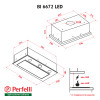 Витяжка повновбудована Perfelli BI 6672 WH LED - № 