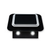 Вытяжка декоративная наклонная MINOLA HVS 6662 BL/I 1000 LED (Цвет Нержавеющая сталь/Черный) - № 7 Вытяжка декоративная наклонная MINOLA HVS 6662 BL/I 1000 LED (Польша)- № 7