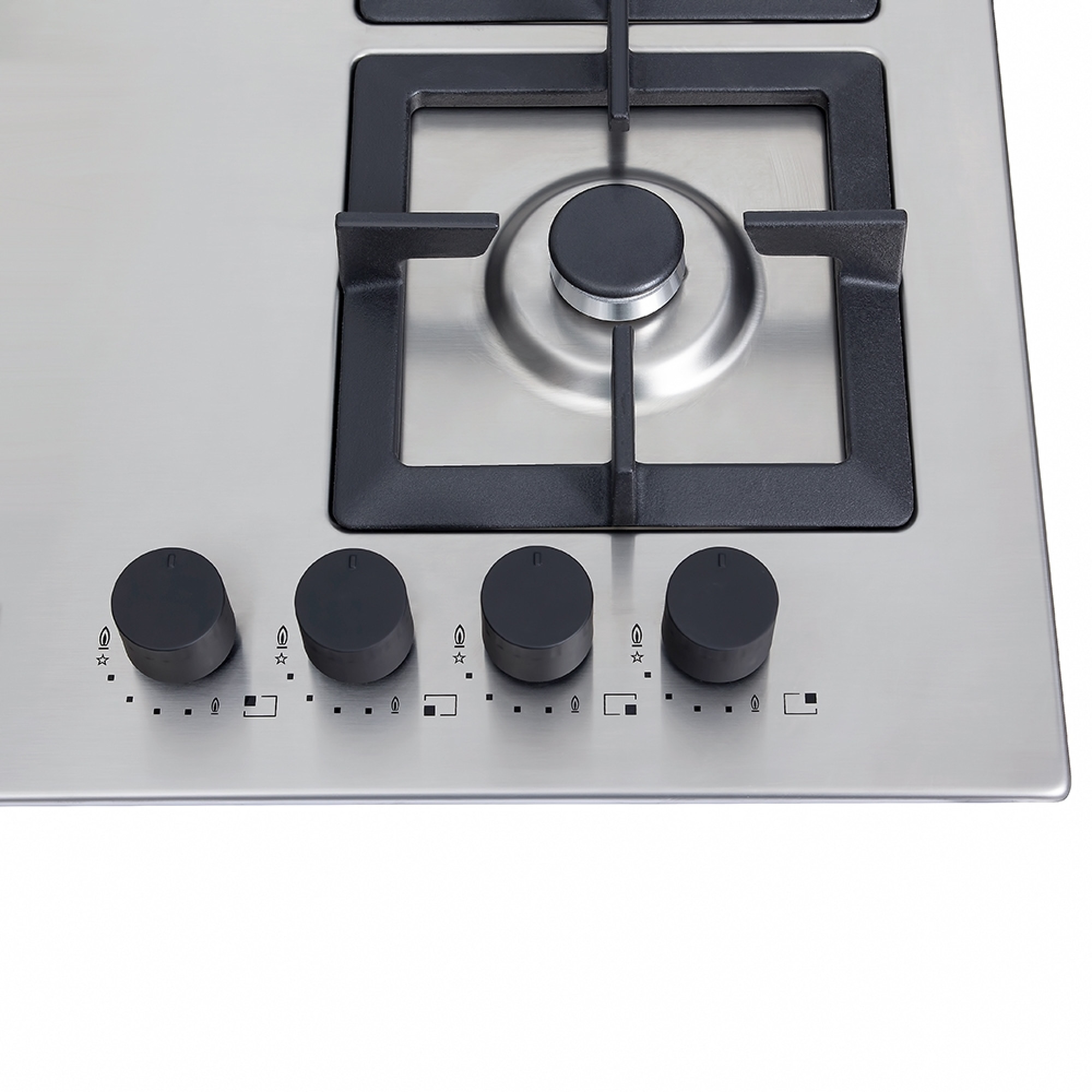 Поверхность газовая на металле PERFELLI HGM 6430 INOX SLIM LINE - фото 7