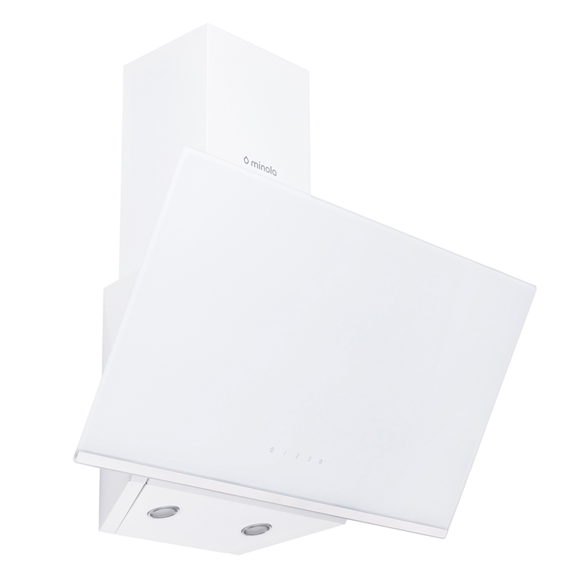 Витяжка декоративна похила MINOLA HVS 6232 WH/INOX 700 LED - фото 2