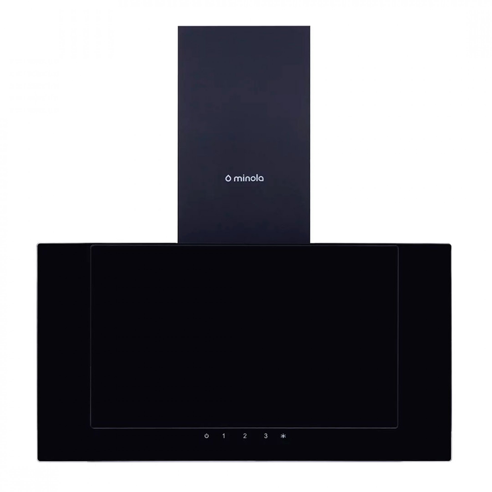 Витяжка декоративна похила MINOLA HVS 6774 BL 1100 LED (Колір Чорний), Атикул 5902767904414 |  купить на AQUILA.UA - фото 1