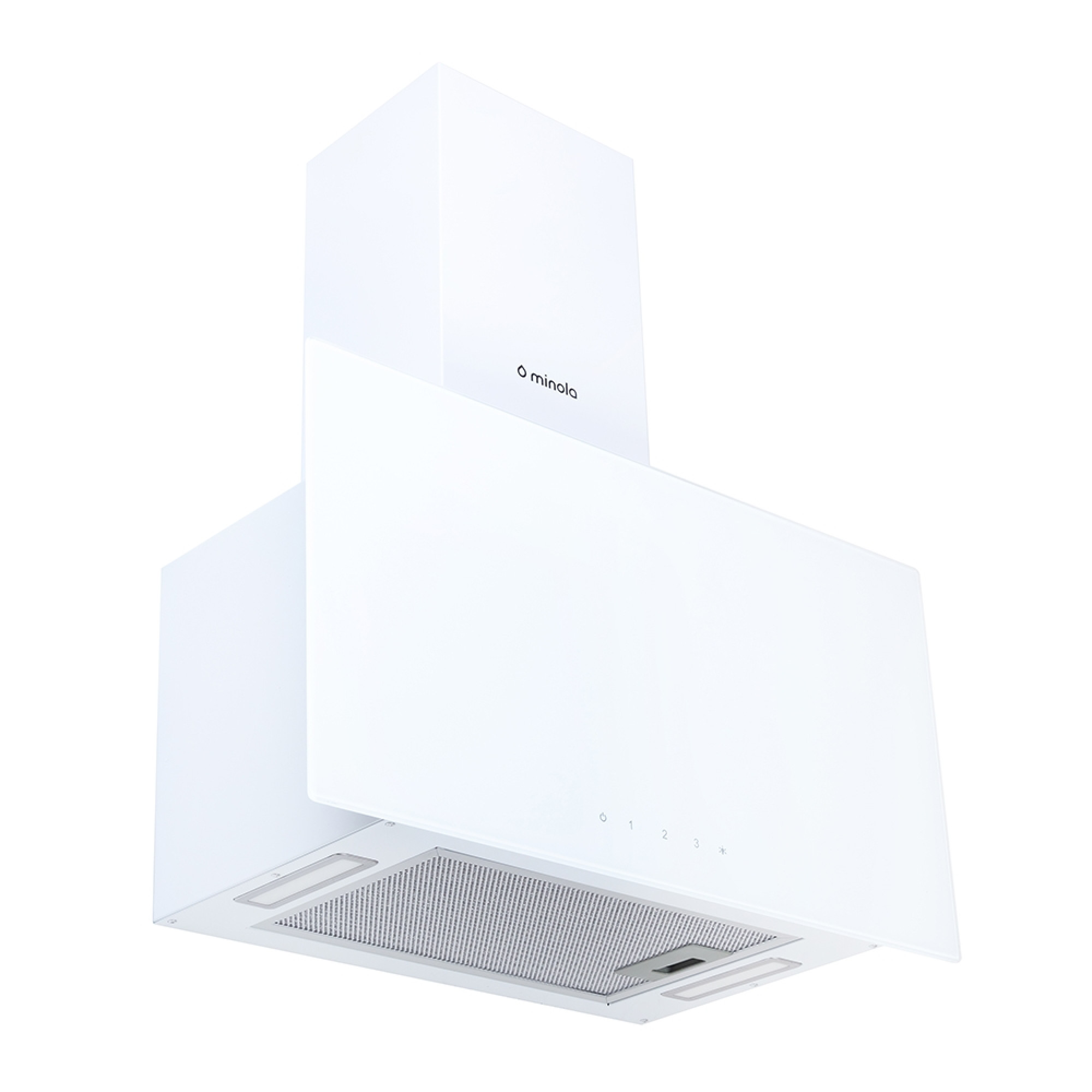 Вытяжка декоративная наклонная MINOLA HVS 6744 WH 1100 LED - фото 2