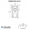 Мойка кухонная нержавеющая сталь MINOLA FINERO SRZ 23310 (Польша)- № 7