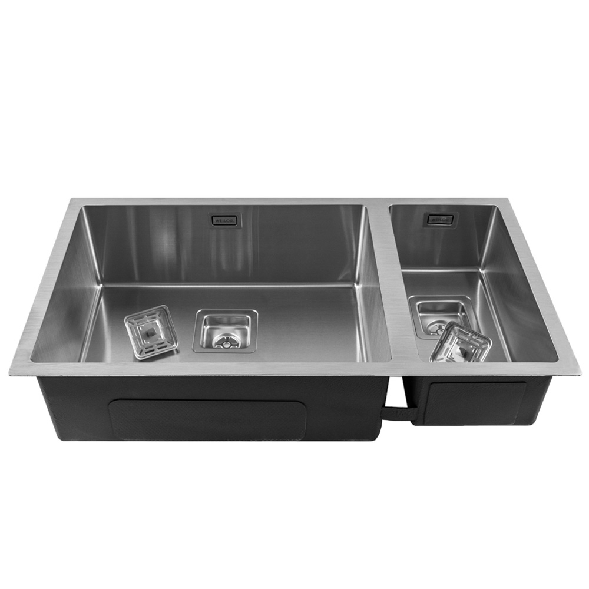 Мойка кухонная нержавеющая сталь WEILOR ALLERHAND WRX DB8145 - фото 3