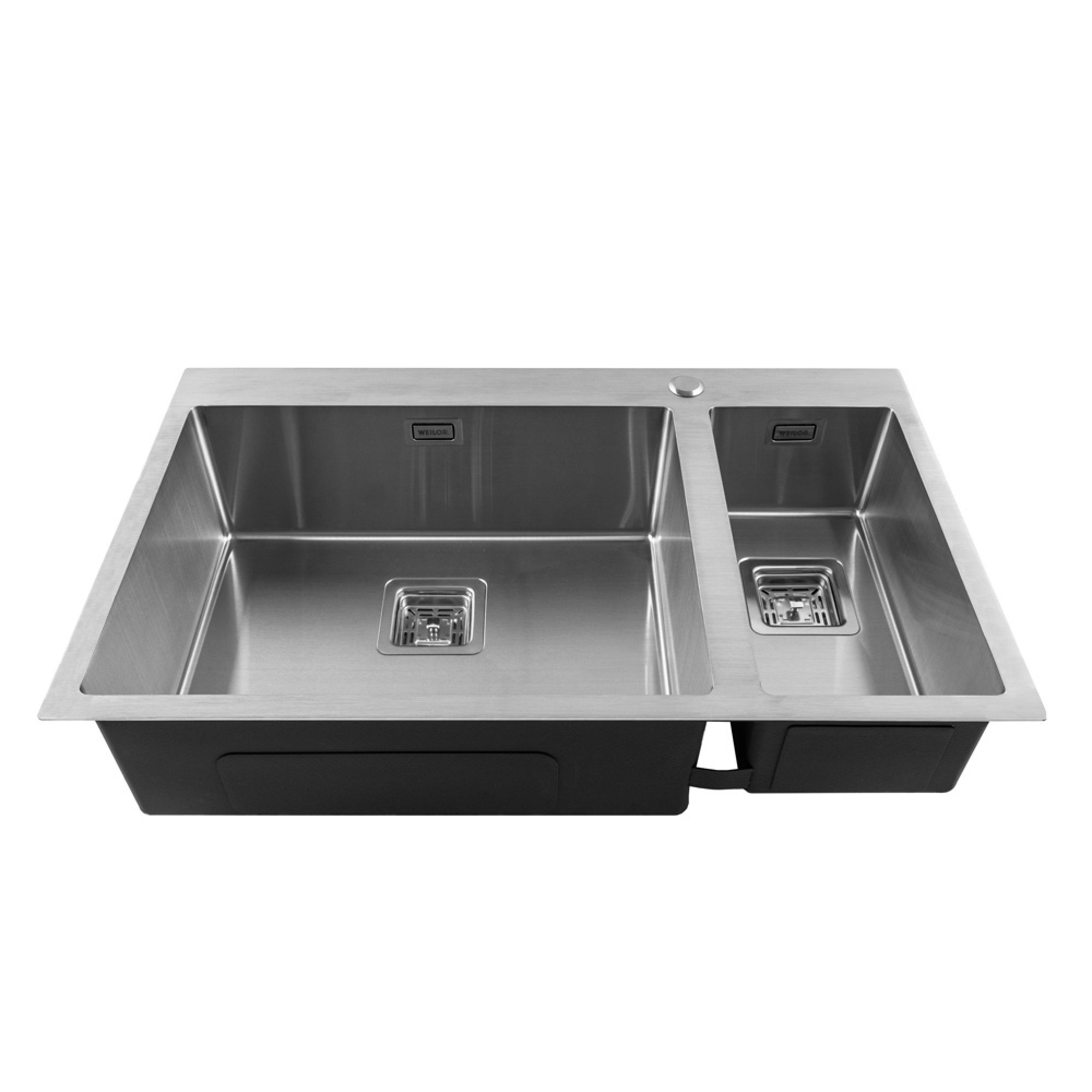 Мойка кухонная нержавеющая сталь Weilor IMMER WRT DB8150 - фото 2
