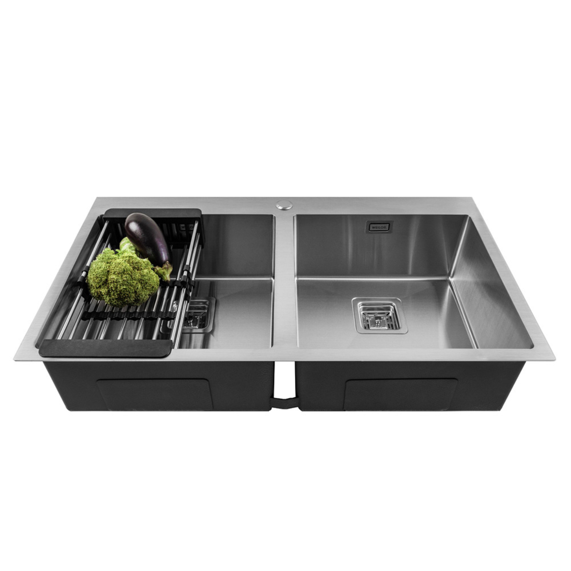 Мойка кухонная нержавеющая сталь Weilor IMMER WRT TB8950 - фото 4