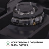 Варочная поверхность на металле PERFELLI HGM 61637 BL RETRO (Цвет Черный) - № 5 Варочная поверхность на металле PERFELLI HGM 61637 BL RETRO (Италия)- № 5