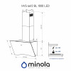 Вытяжка декоративная наклонная Minola HVS 6612 BL 1000 LED (Цвет Черный) - № 10 Вытяжка декоративная наклонная Minola HVS 6612 BL 1000 LED (Польша)- № 10