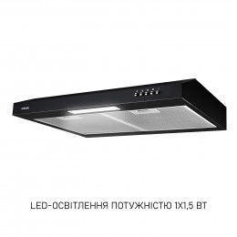 Витяжка плоска Minola HPL 612 BL
