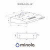 Вытяжка плоская Minola HPL 612 BR (Польша)- № 11