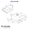 Вытяжка телескопическая MINOLA HTL 614 WH LED (Цвет Белый) - № 10 Вытяжка телескопическая MINOLA HTL 614 WH LED (Польша)- № 10