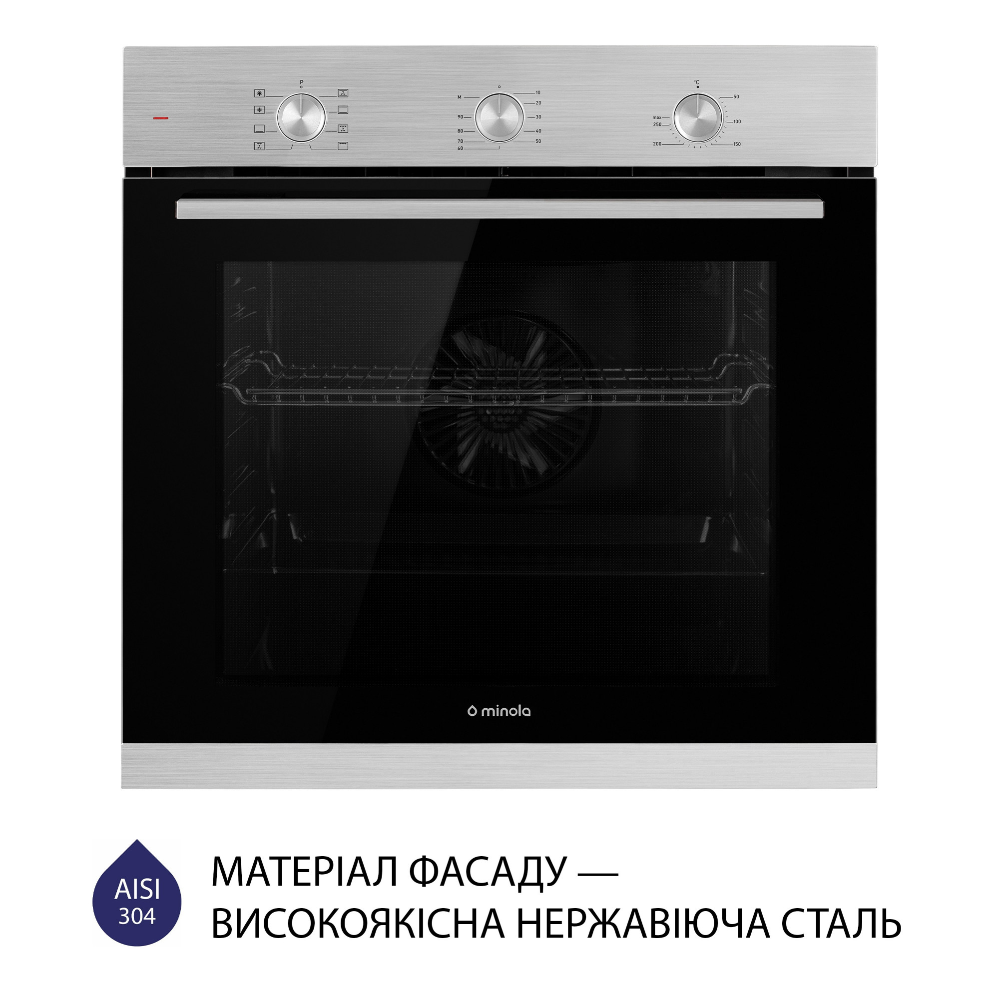 Духовой шкаф электрический MINOLA EO 684 INOX - фото 2