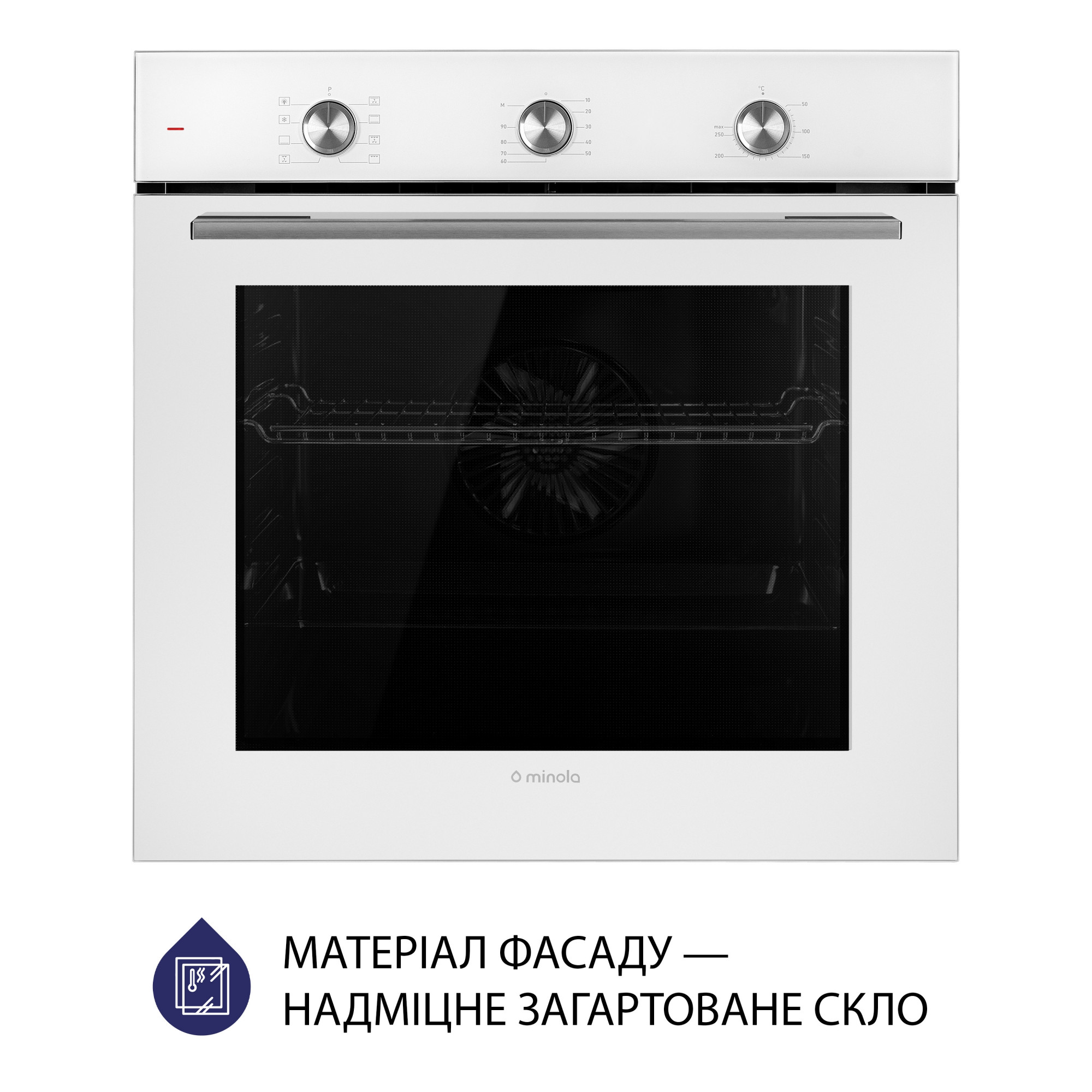 Духовой шкаф электрический MINOLA EO 684 WH - фото 2