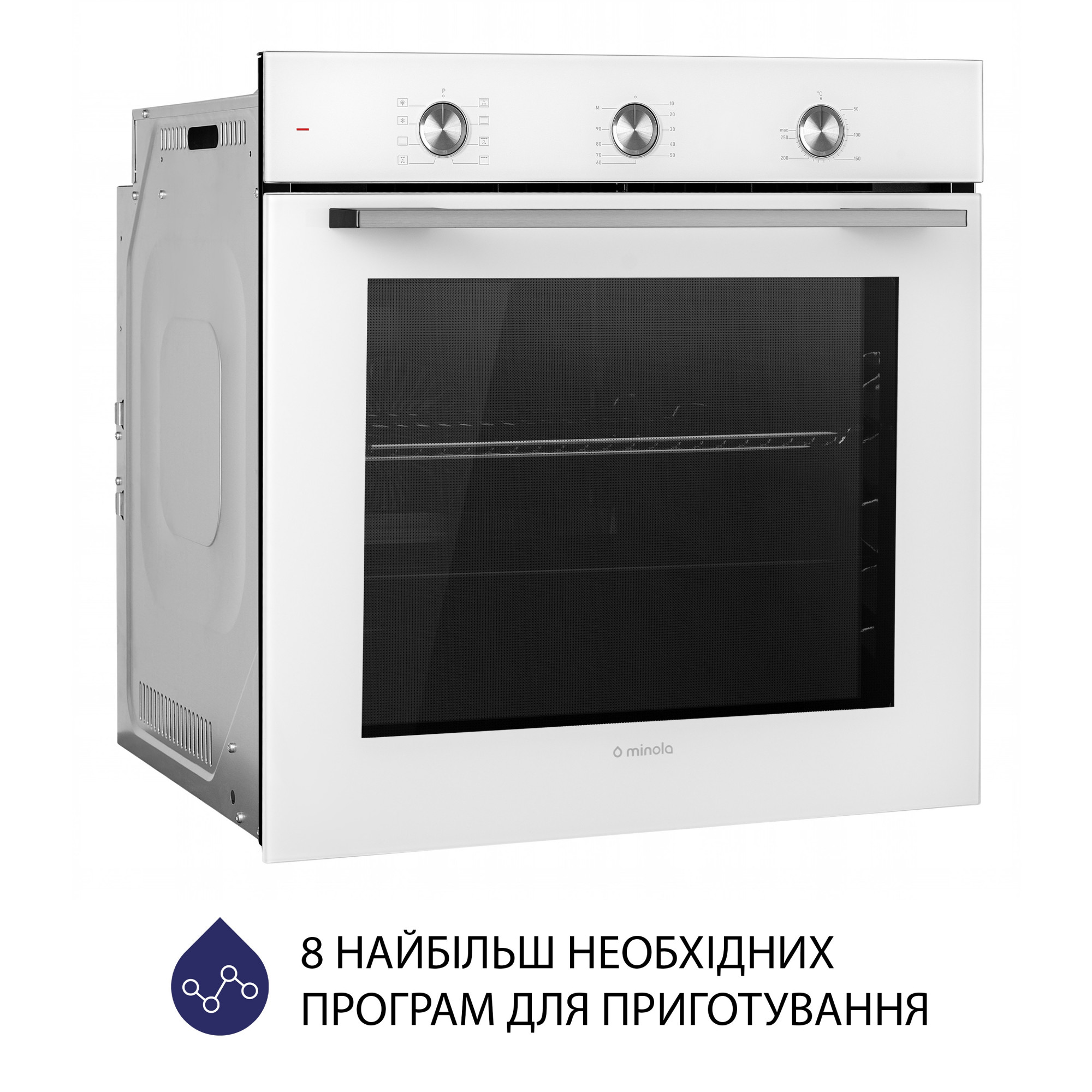 Духовой шкаф электрический MINOLA EO 684 WH - фото 3