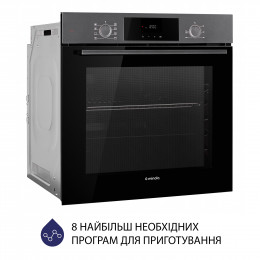 Духова шафа електрична Minola EOD 6804 Platinum Gray