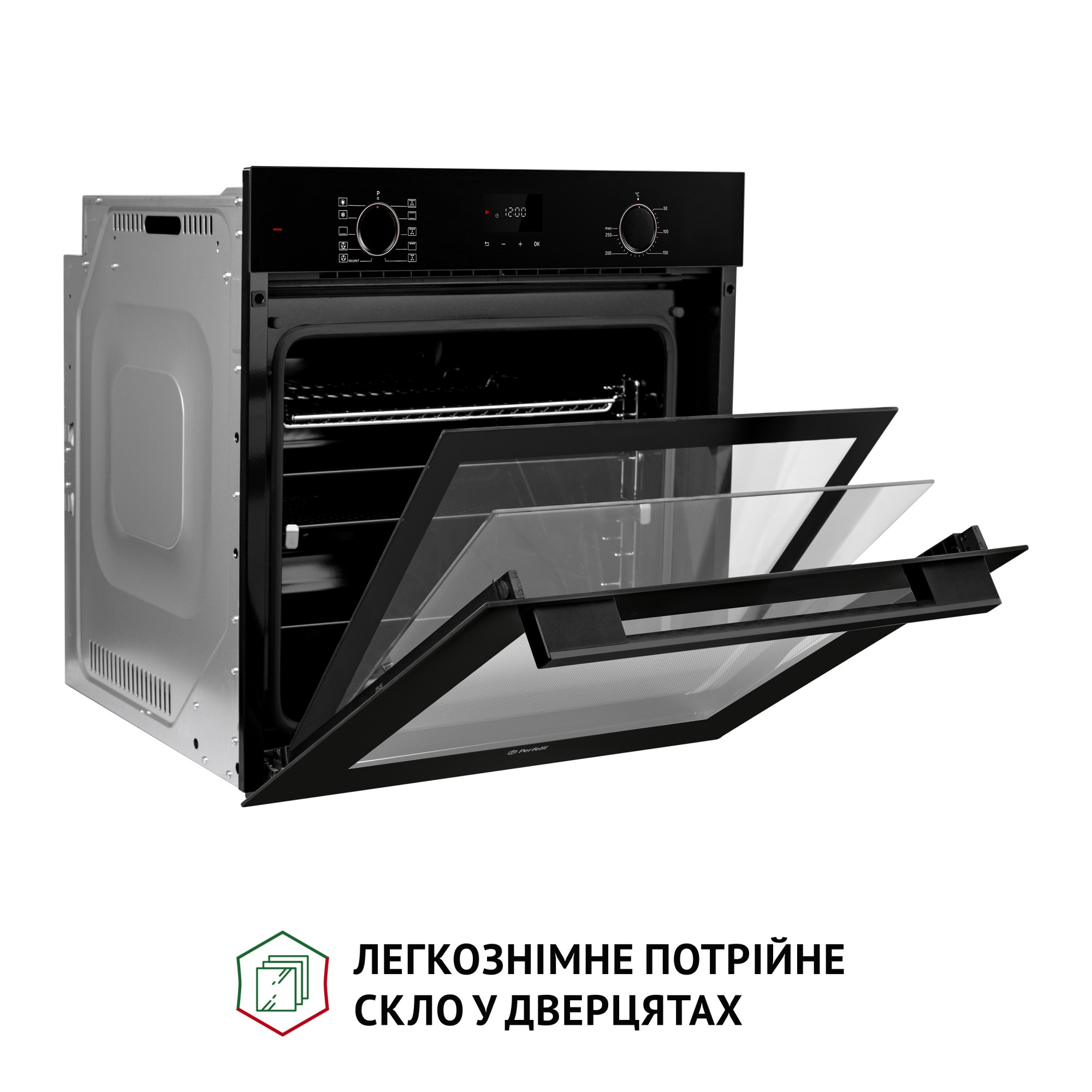 Духовой шкаф электрический Perfelli DIAMOND 6D10N NERO - фото 6