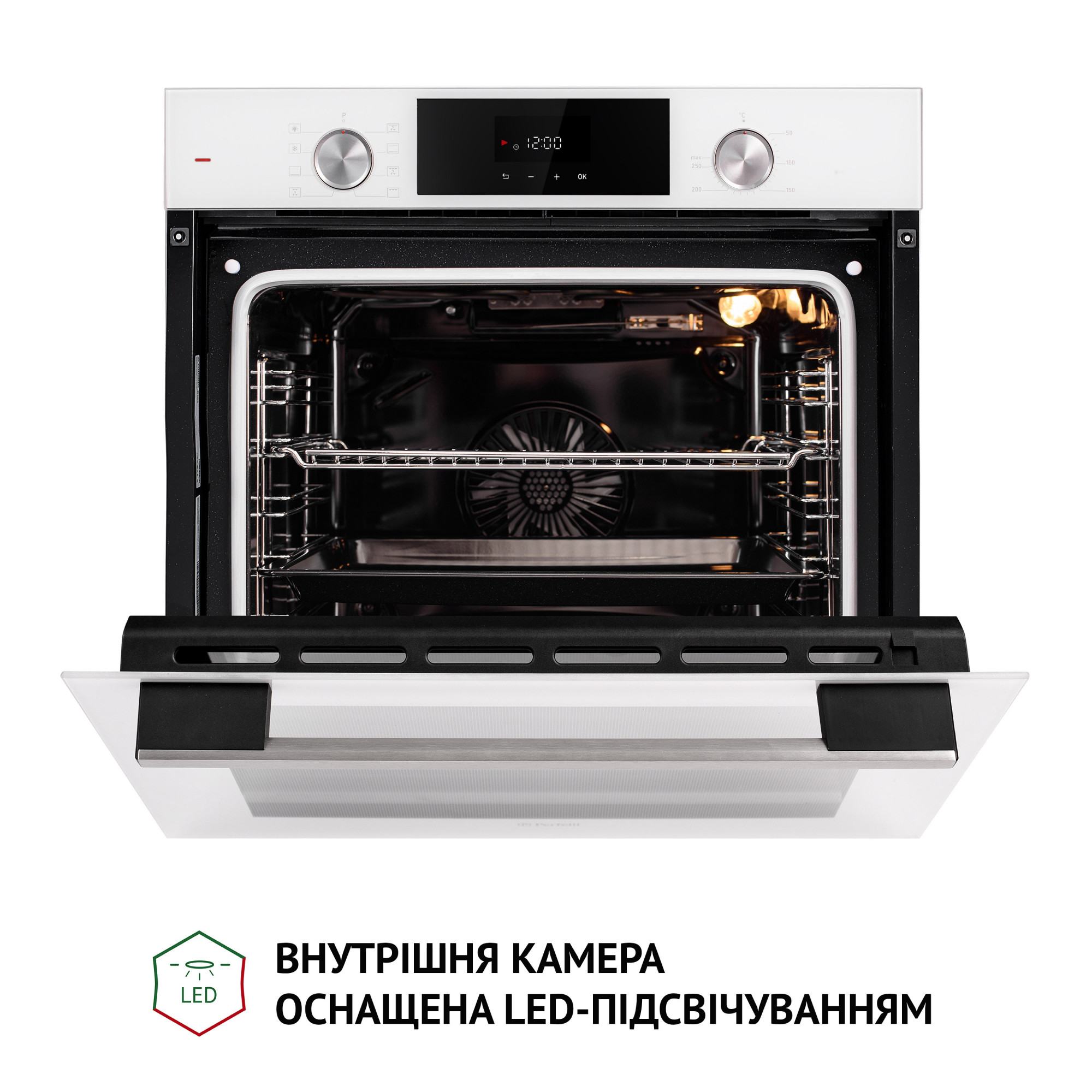 Духова шафа електрична PERFELLI DIAMOND 6D8L BIANCO - фото 11