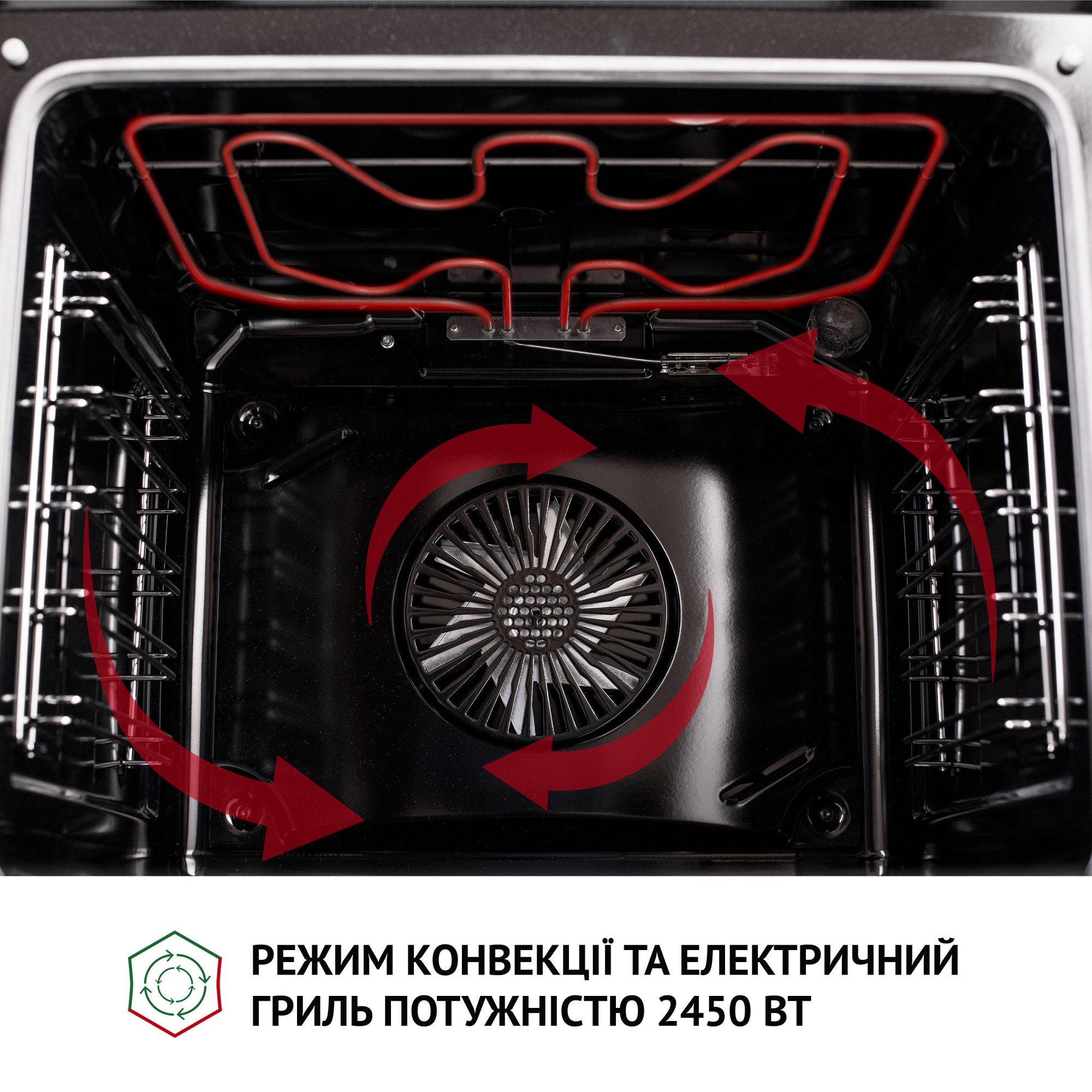 Духова шафа електрична PERFELLI DIAMOND 6D8L BIANCO - фото 12