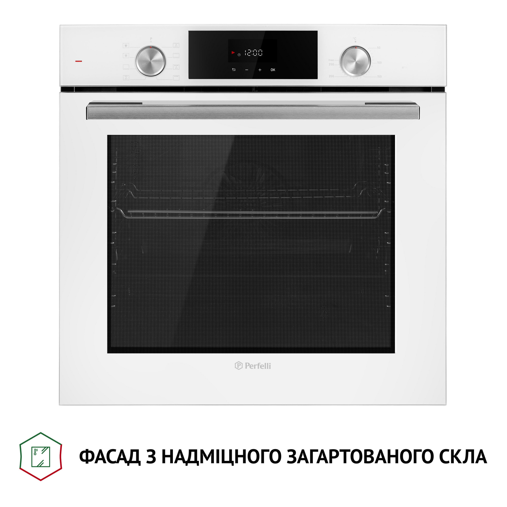 Духова шафа електрична PERFELLI DIAMOND 6D8L BIANCO - фото 3
