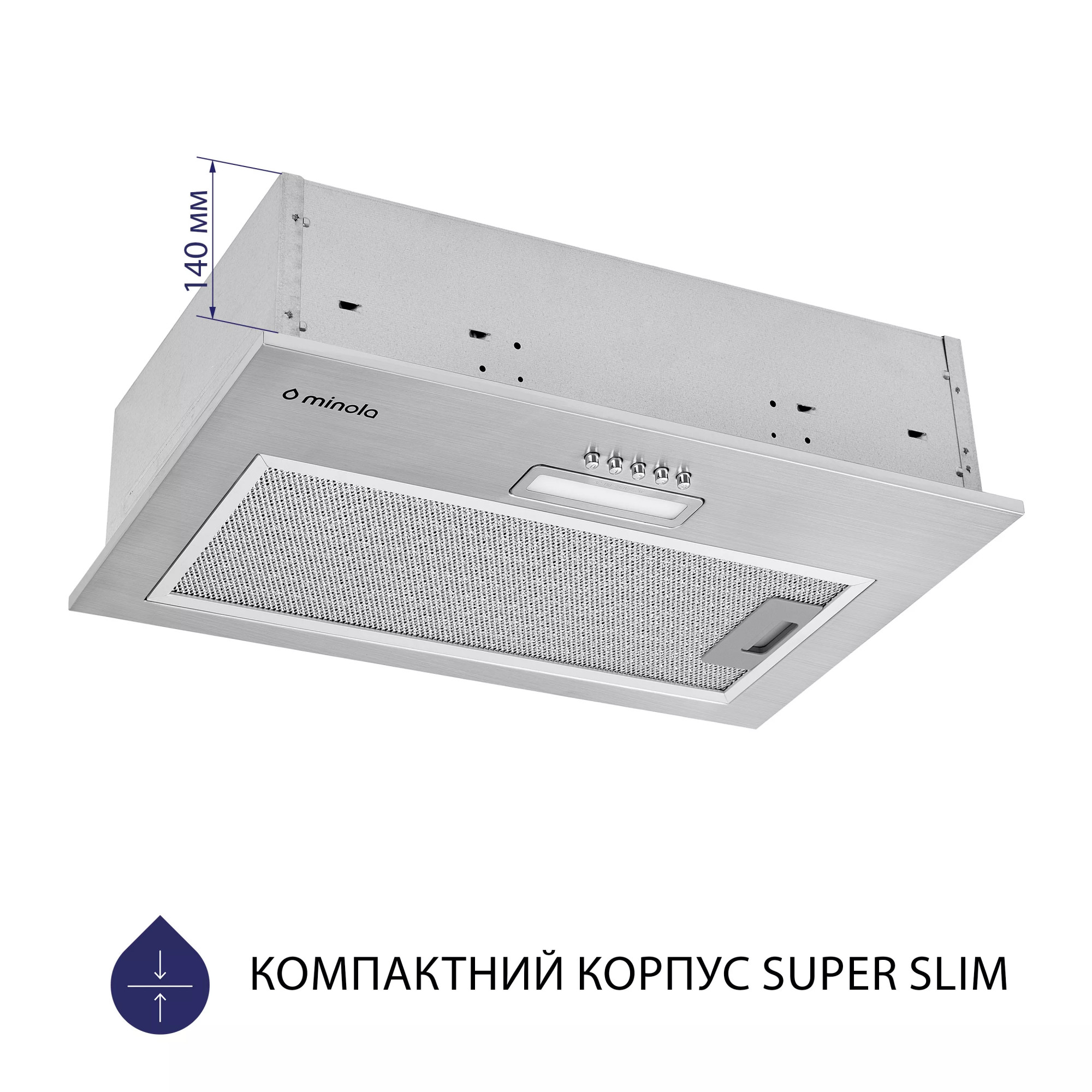 Вытяжка полновстраиваемая MINOLA HBI 5025 I LED - фото 2