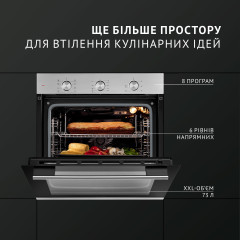Духовой шкаф электрический Perfelli DIAMOND 6M8L INOX