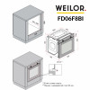 Духовой шкаф электрический WEILOR FDO6F8BI (Германия)- № 20