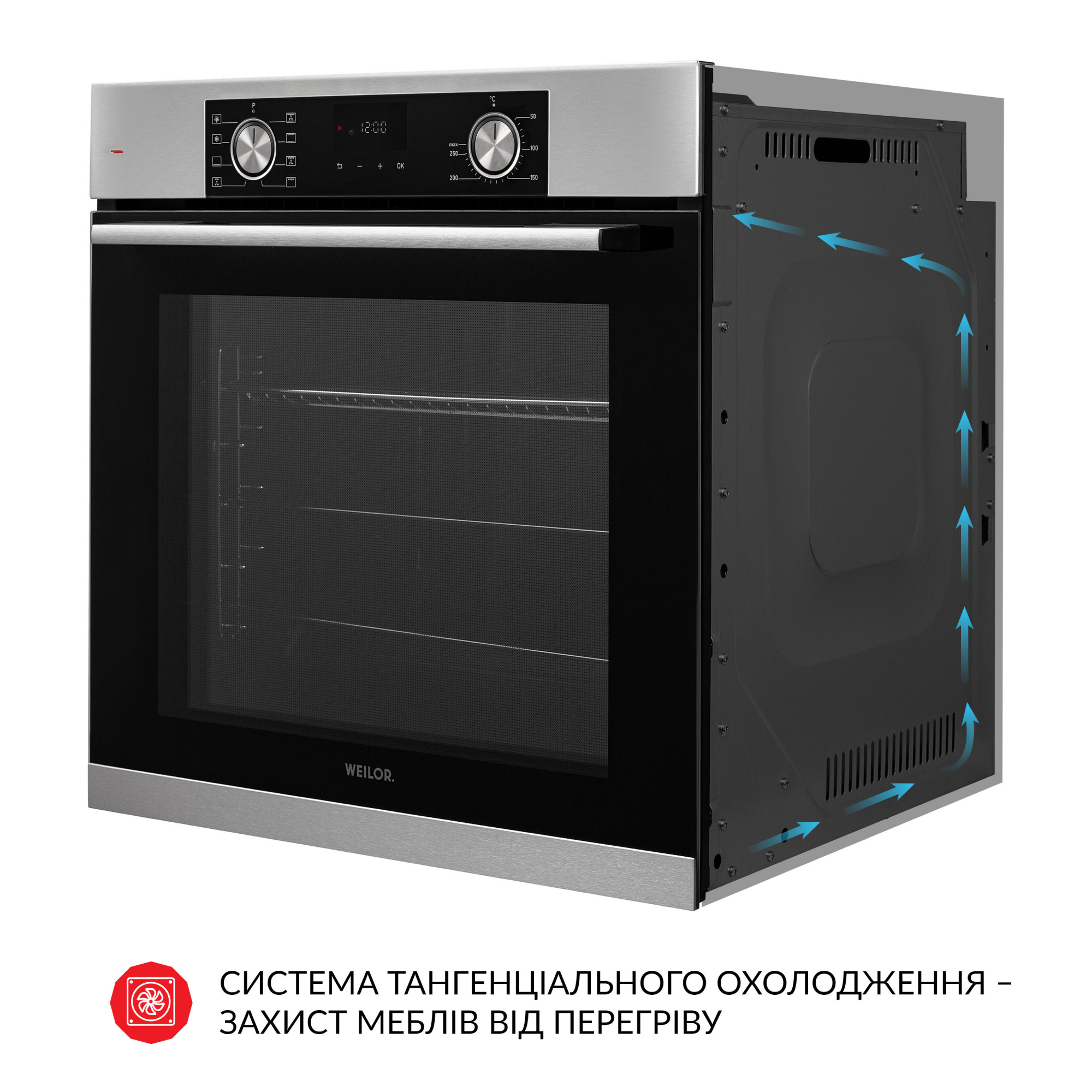 Духовой шкаф электрический WEILOR FDO6F8BI - фото 9