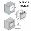 Духовой шкаф электрический WEILOR FDO6F8BK (Германия)- № 20