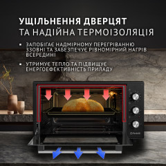Электрическая печь Perfelli CLASSIC 48 BLACK