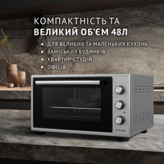 Электрическая печь Perfelli CLASSIC 48 GREY