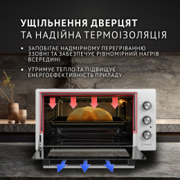 Электрическая печь Perfelli CLASSIC 48 WHITE